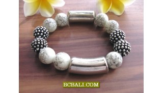 Beads Stone Bracelets Stretch Charms Package 